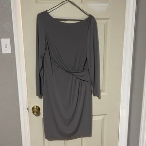 Vince Camuto Gray long sleeve dress